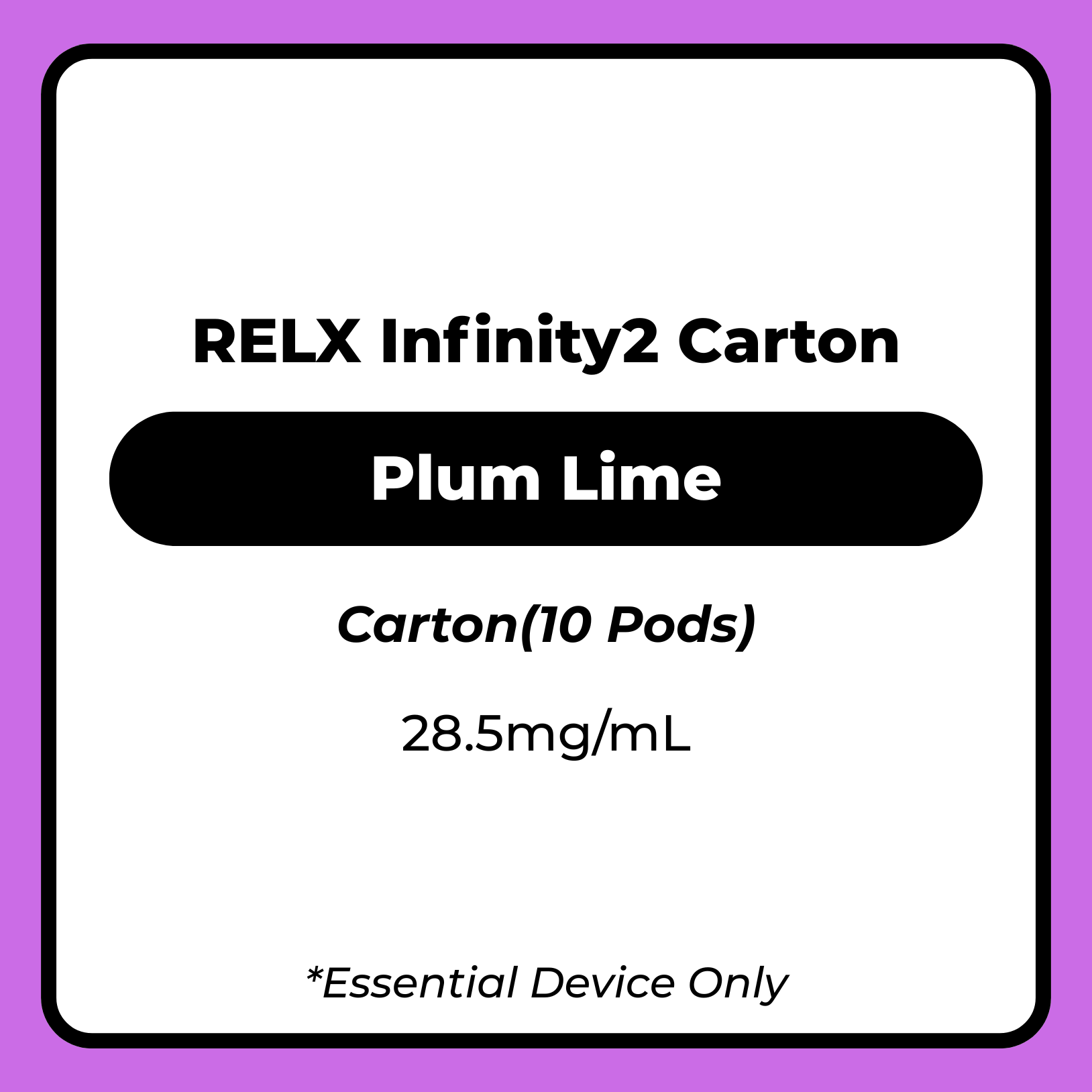 Pod Pro 2 CARTON Plum Lime 28.5mg/mL