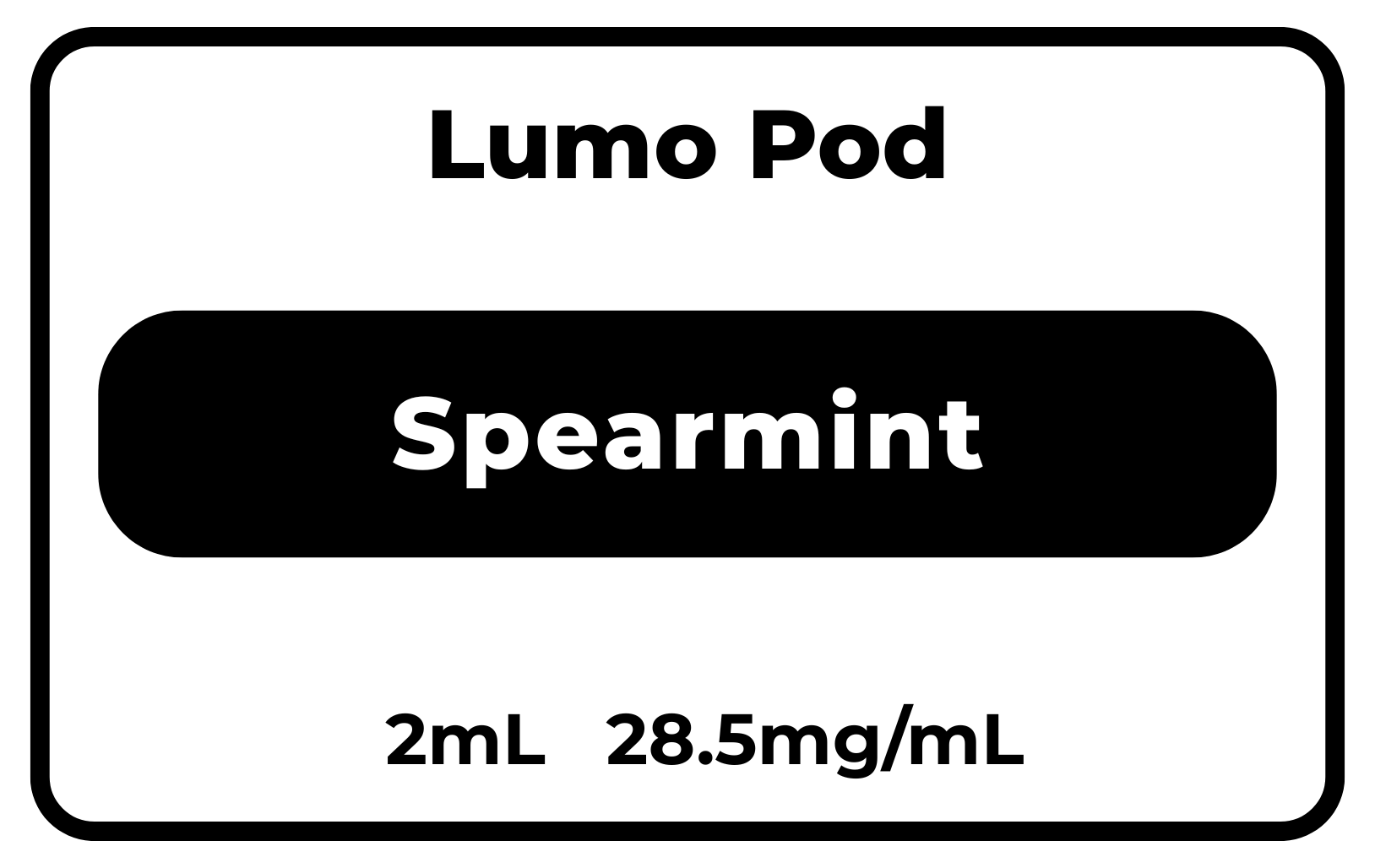 Lumo Spearmint 28.5mg/mL