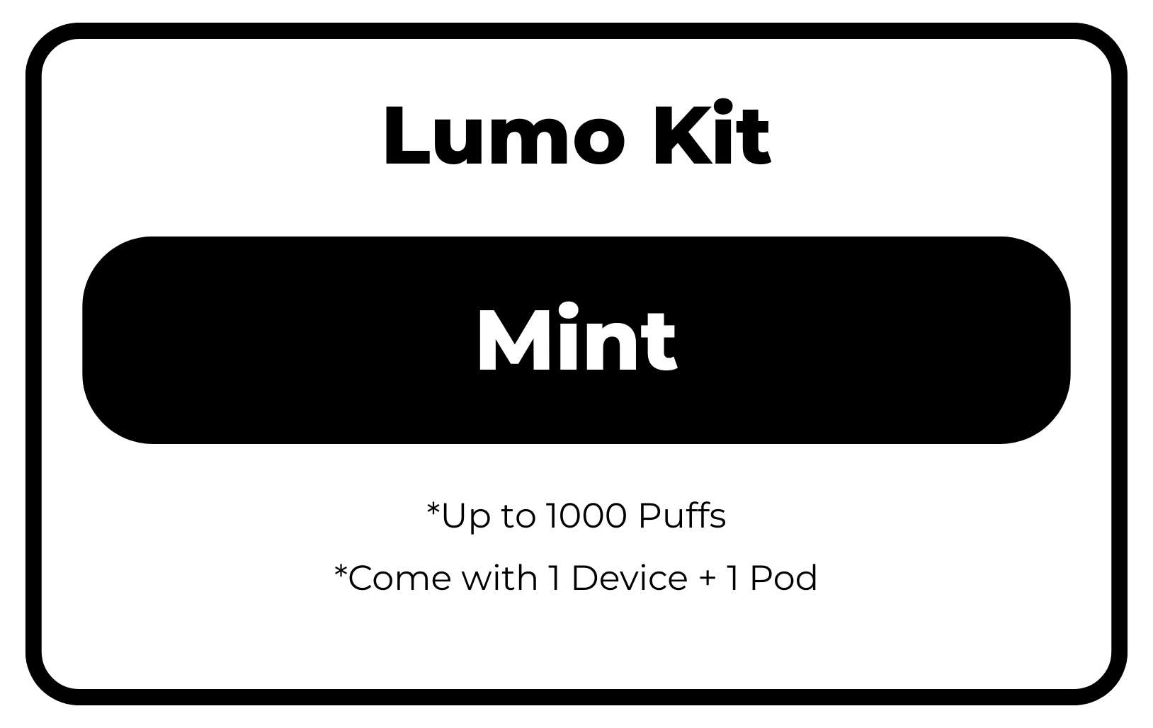 Lumo Kit Mint-28.5mg/mL
