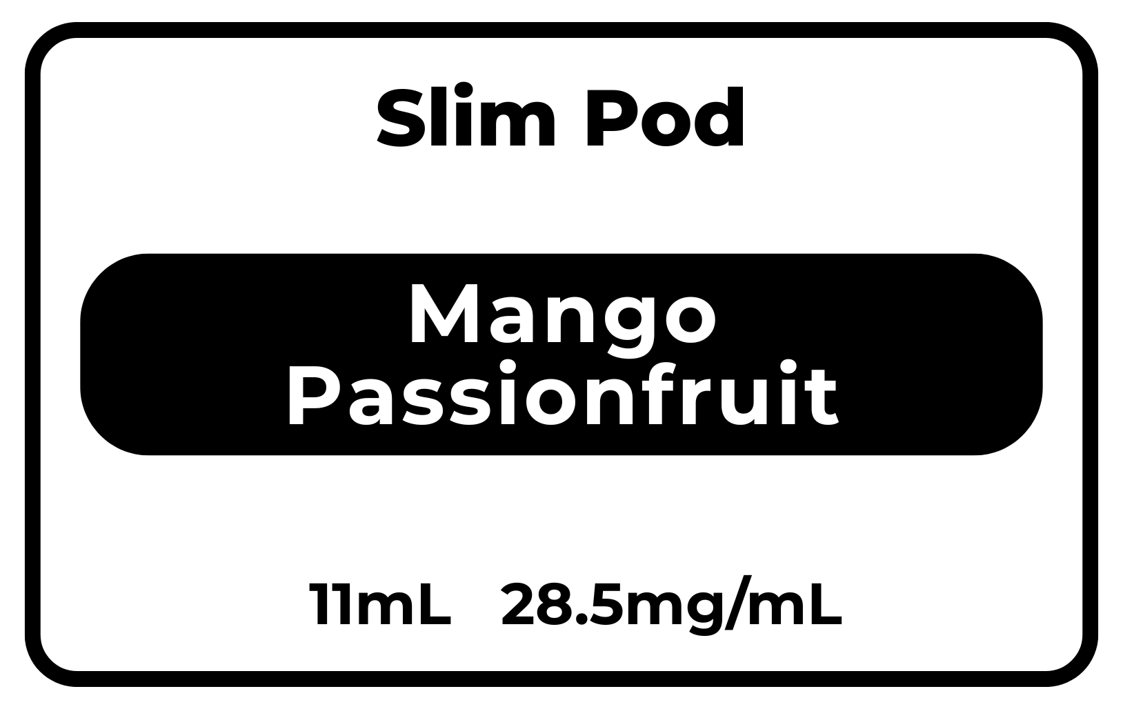 SLIM Pod Mango Passionfruit 28.5mg/mL