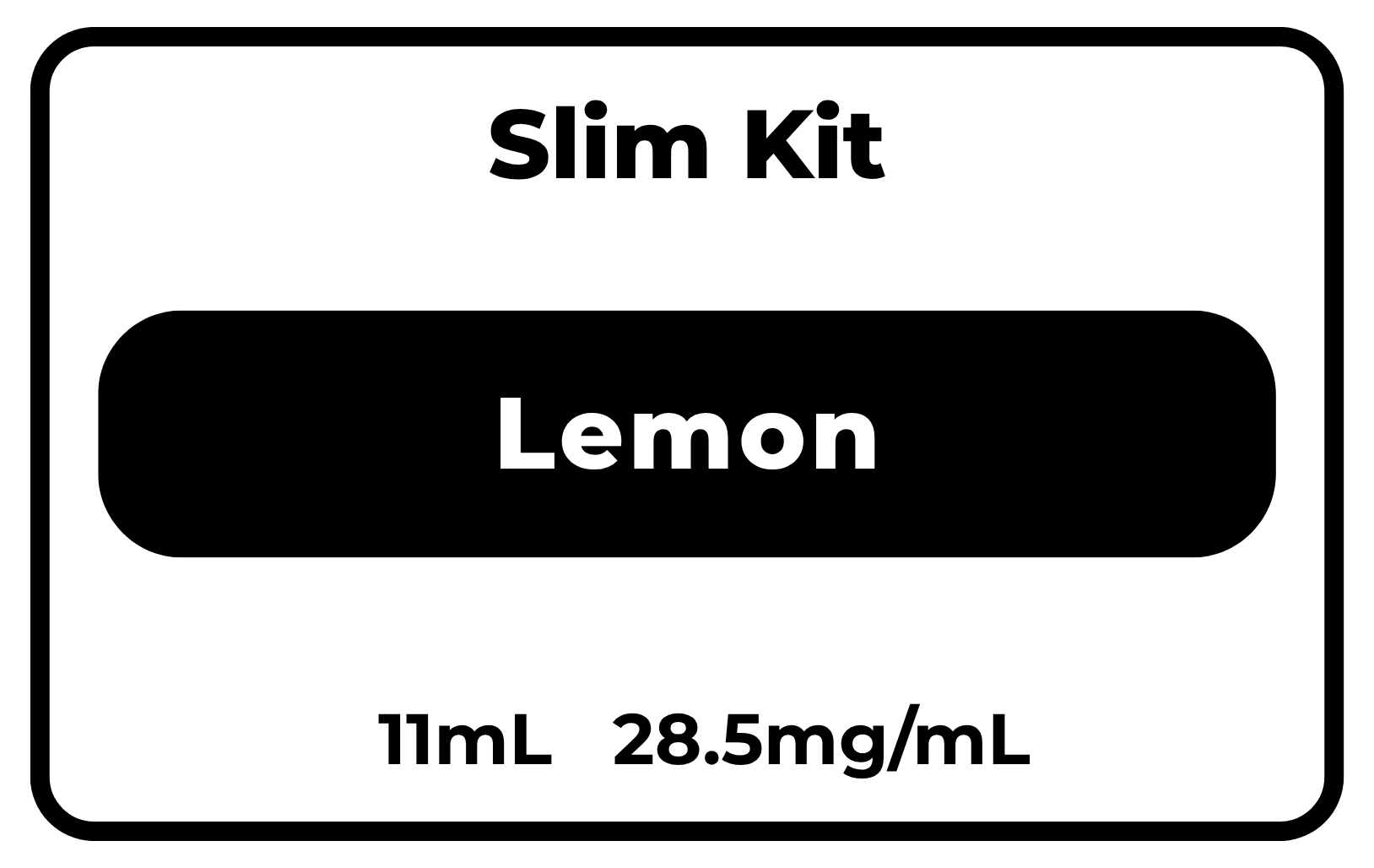 SLIM Kit Lemon 28.5mg/mL