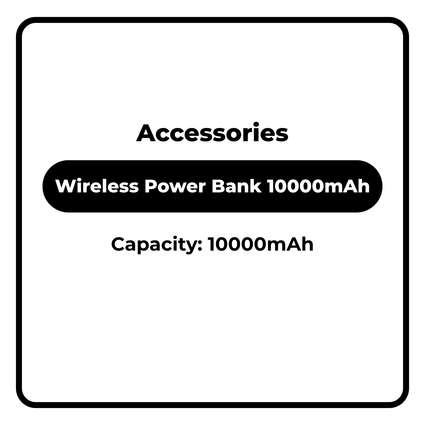 Wireless Power Bank 10000mAh