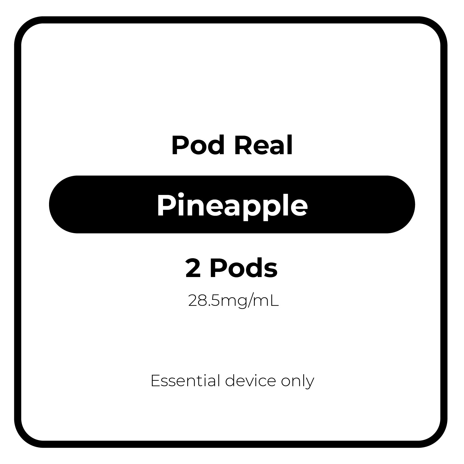 Pod Real Pineapple 28.5mg/mL