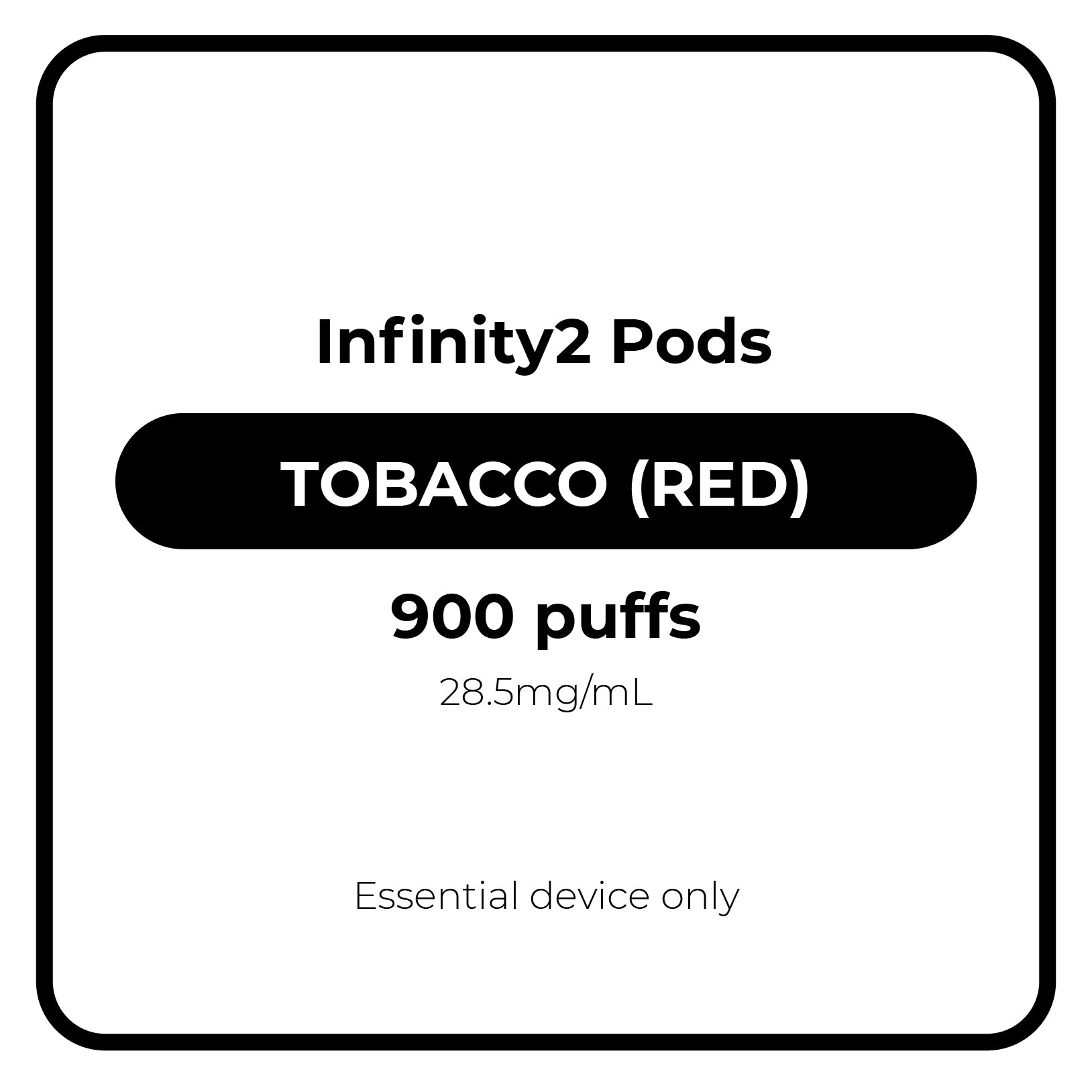 Pod Pro 2 Tobacco (Red) 28.5mg/mL