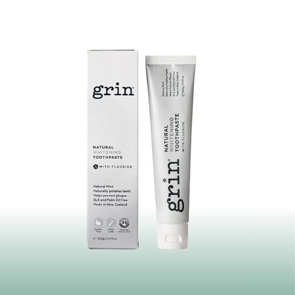 Grin Natural Whitening Toothpaste with Fluoride 100g