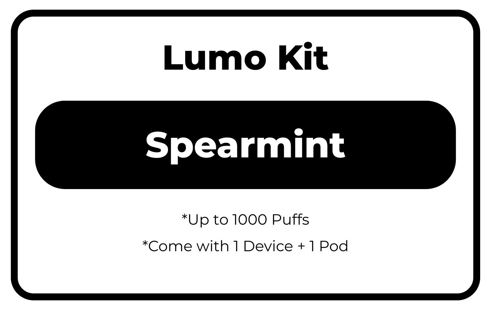 Lumo Kit Spearmint-28.5mg/mL