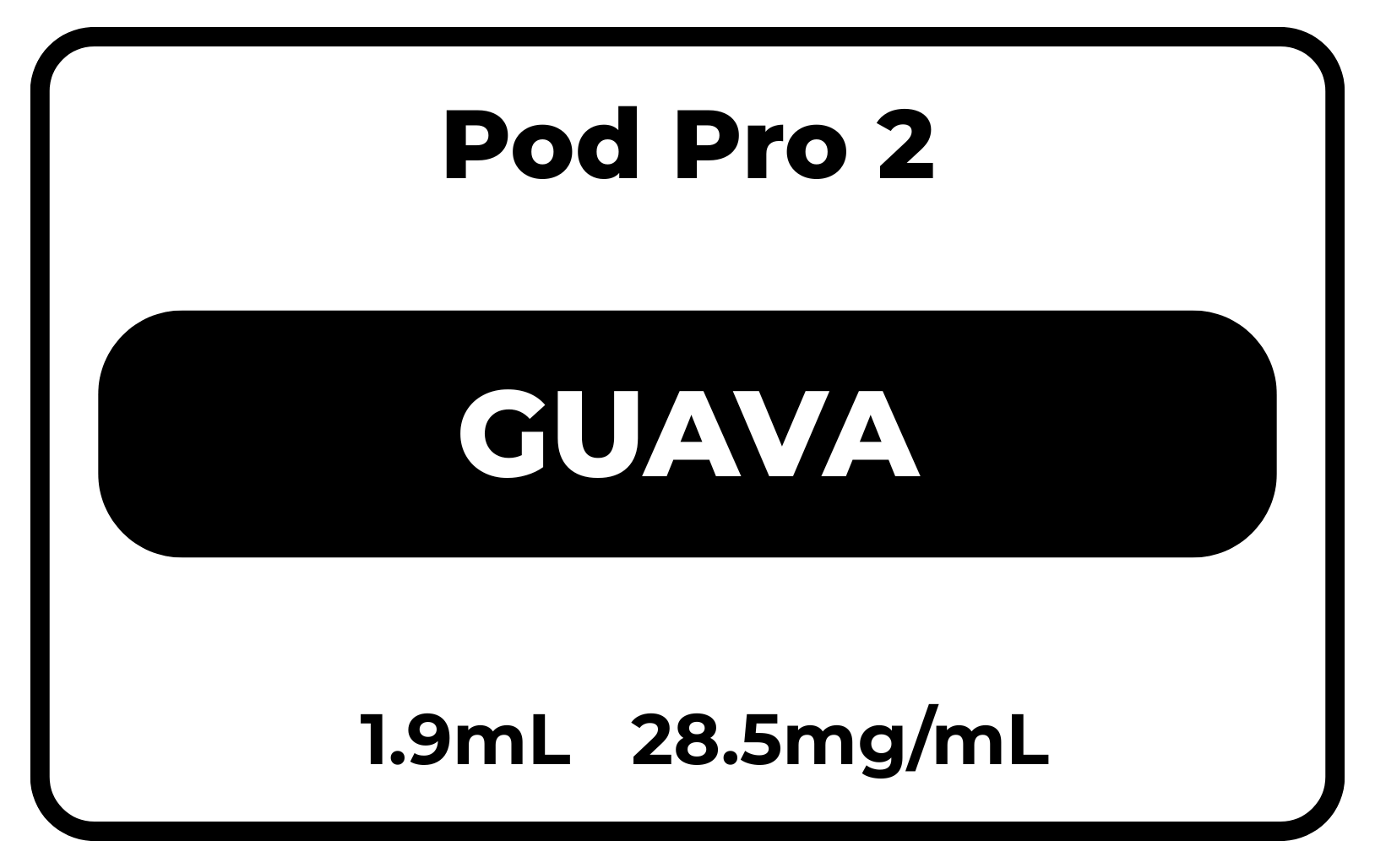 Pod Pro 2 Guava 28.5mg/mL