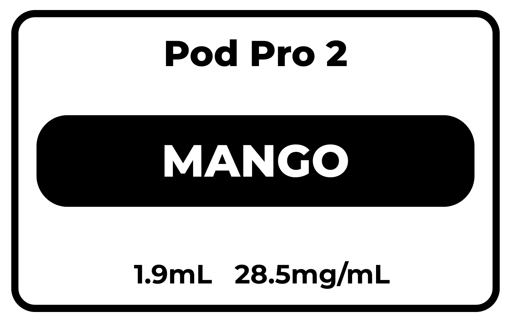 Pod Pro 2 Mango 28.5mg/mL