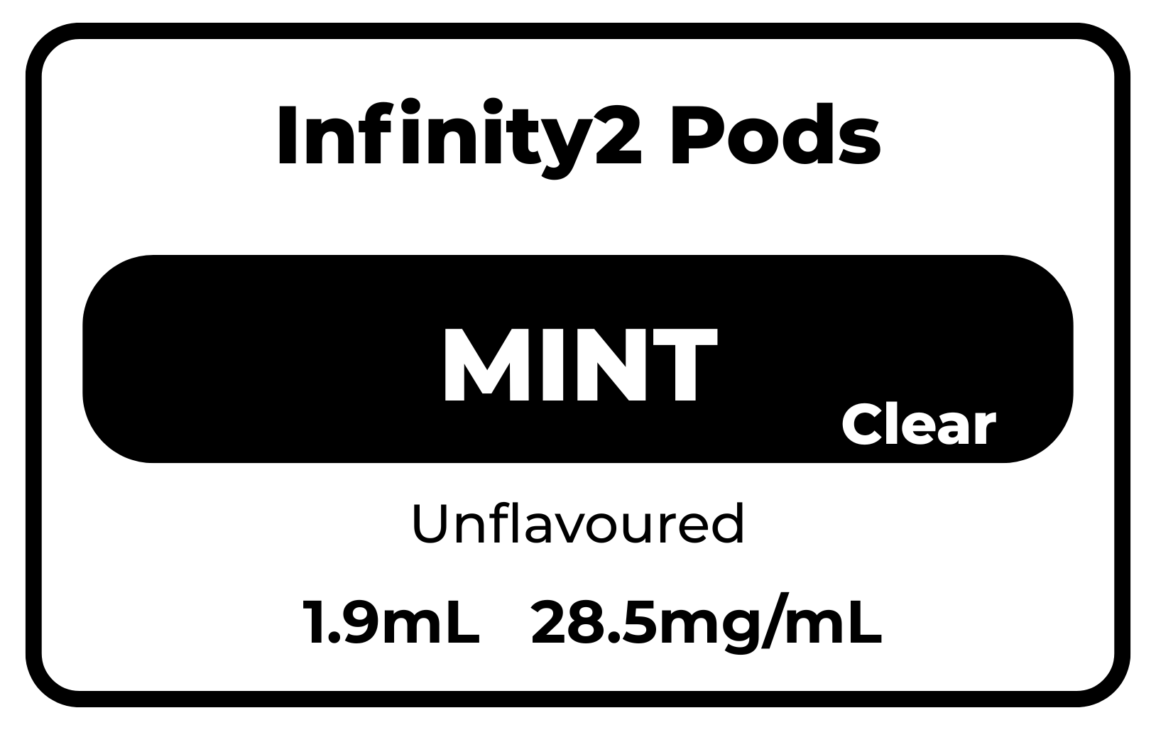 Pod Pro 2 Mint(Clear) 28.5mg/mL
