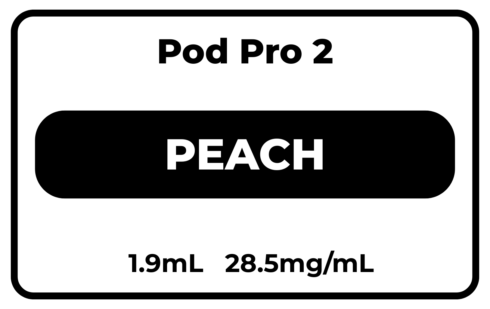 Pod Pro 2 Peach 28.5mg/mL