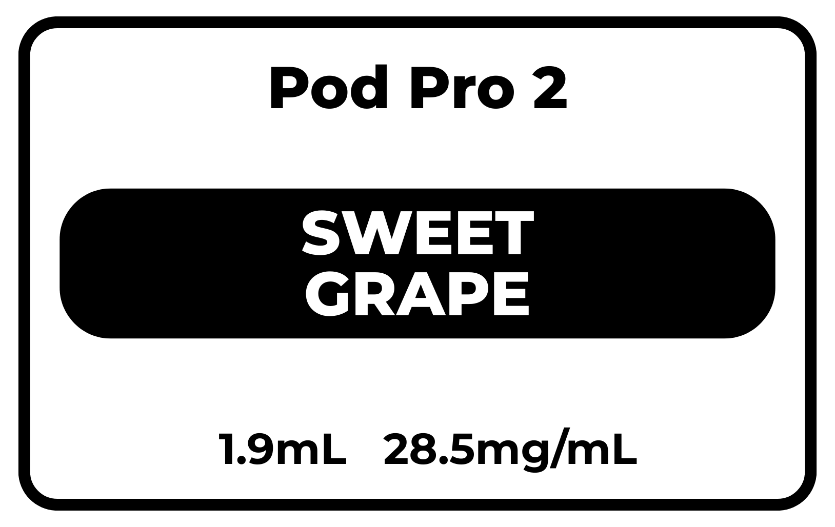 Pod Pro 2 Sweet Grape 28.5mg/mL