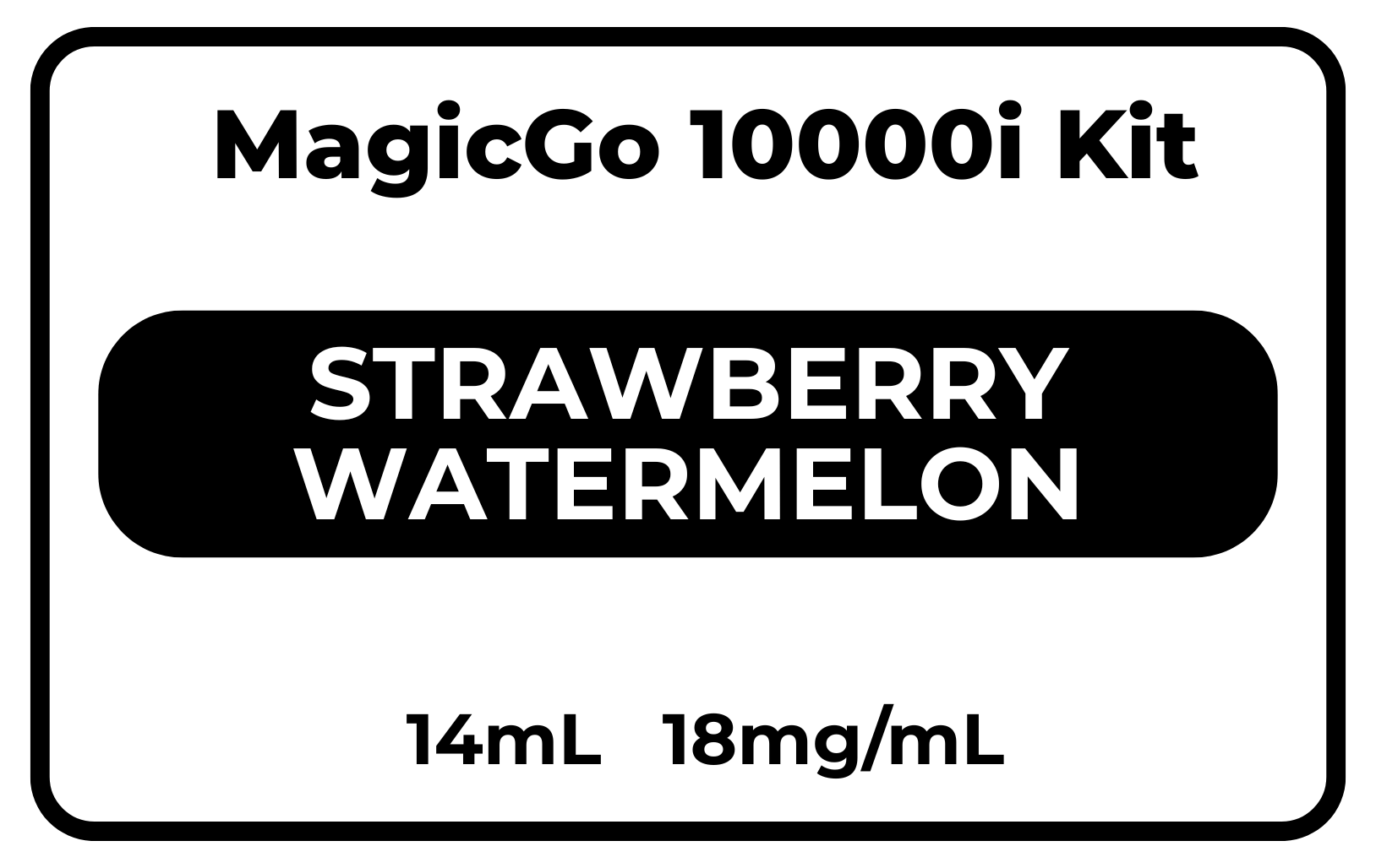 MagicGo 10000i Kit Strawberry Watermelon 18mg/mL