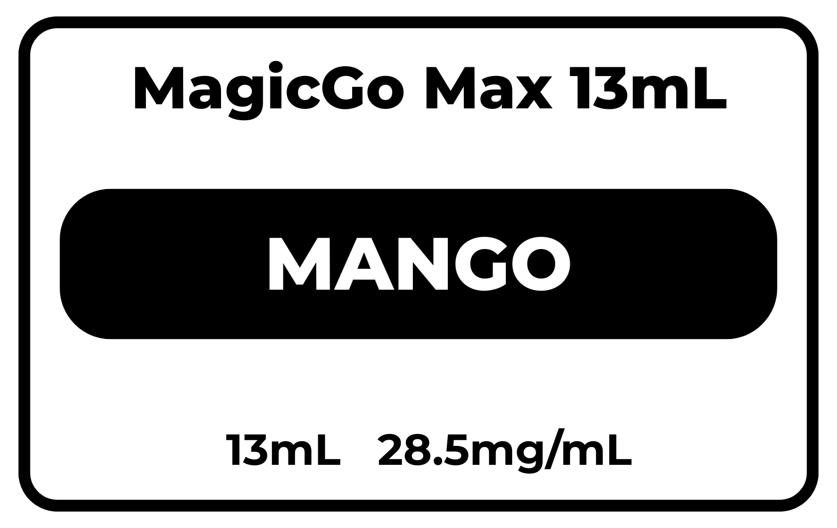 MagicGo MAX 13mL Mango 28.5mg/mL
