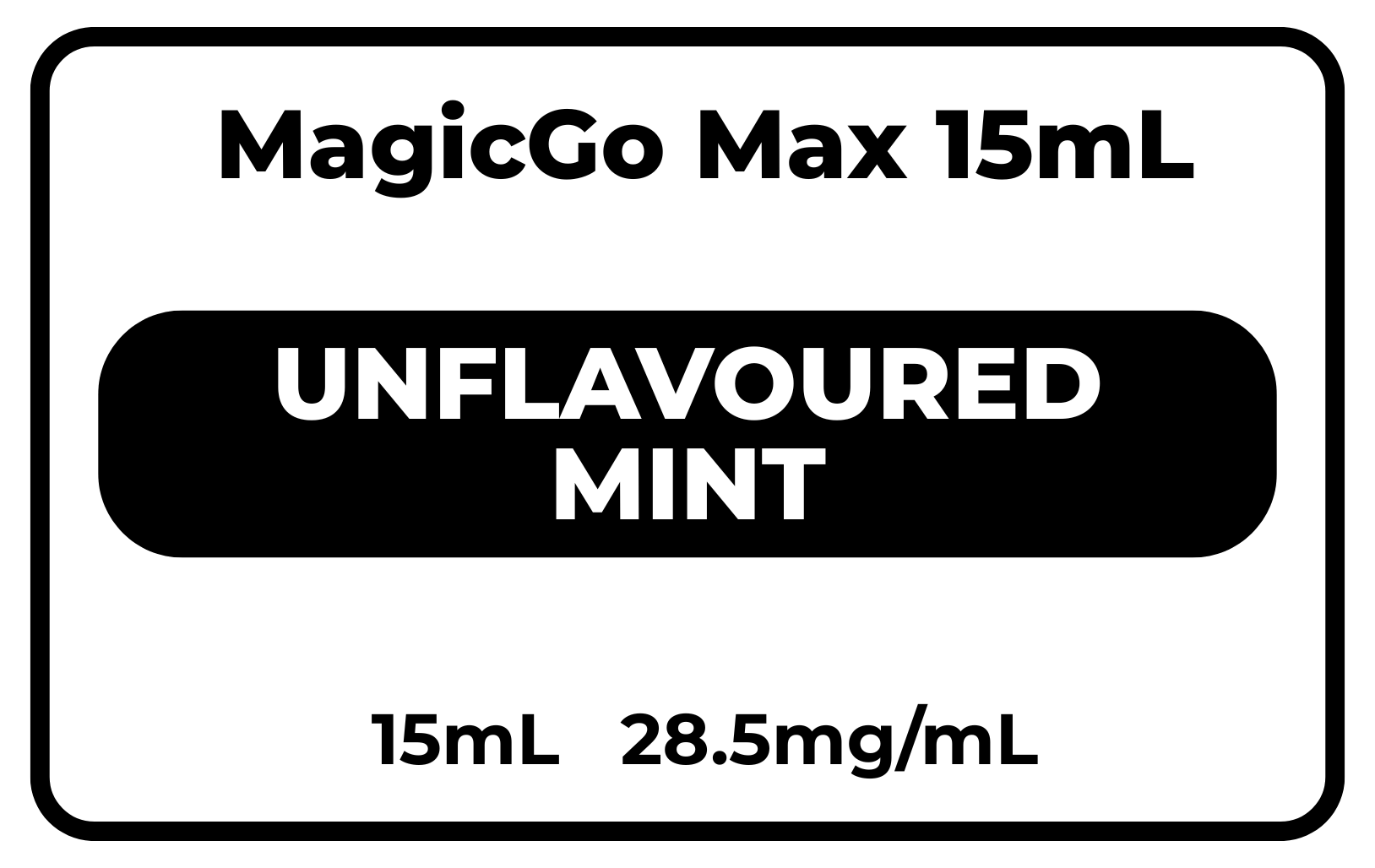 MagicGo Max 15mL 原味薄荷 28.5mg/mL