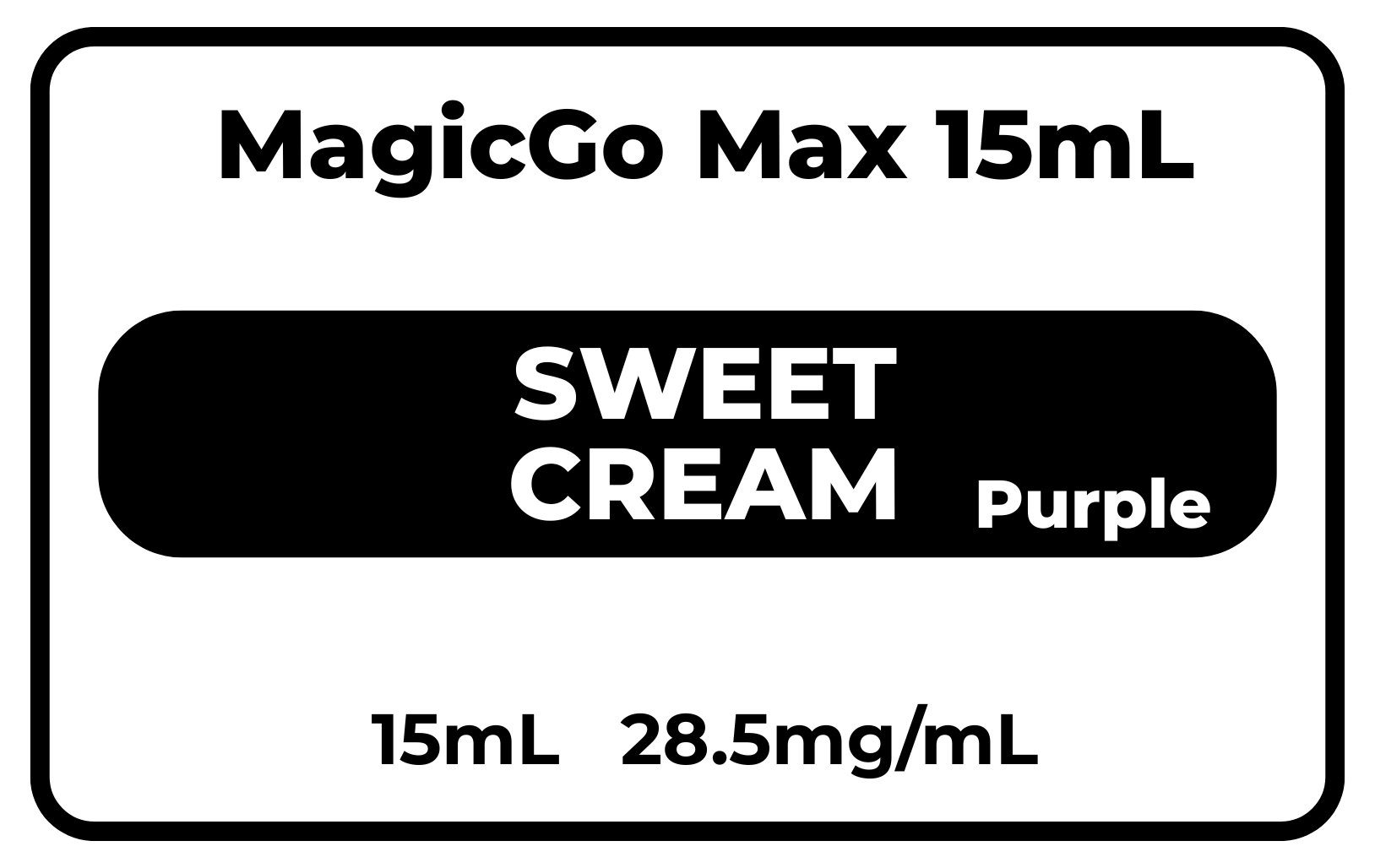 MagicGo Max 15mL 甜霜（紫色）28.5mg/mL