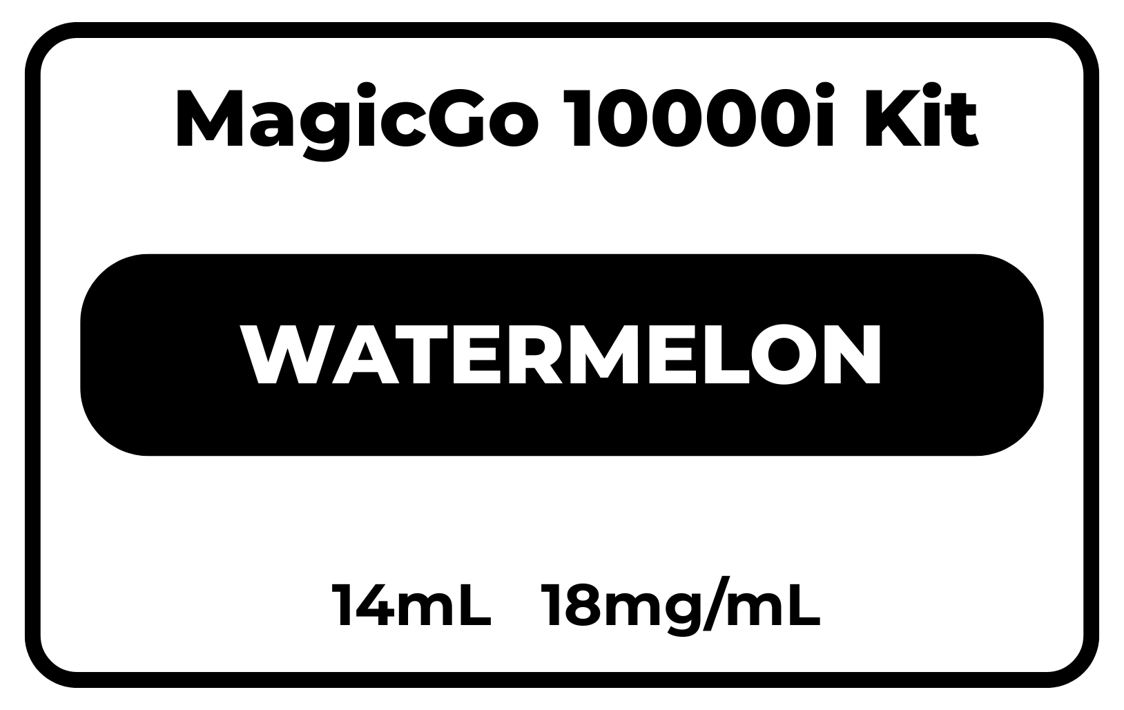MagicGo 10000i Kit Watermelon 18mg/mL
