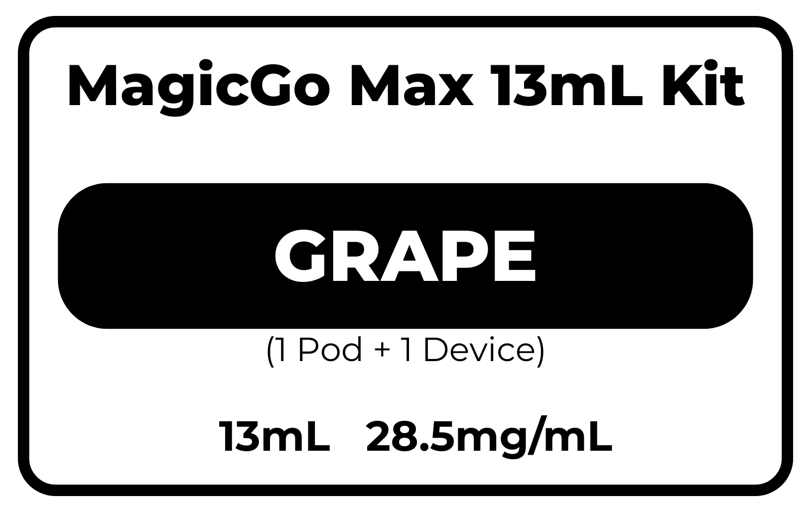 MagicGo MAX 西瓜冰 28.5毫克/毫升