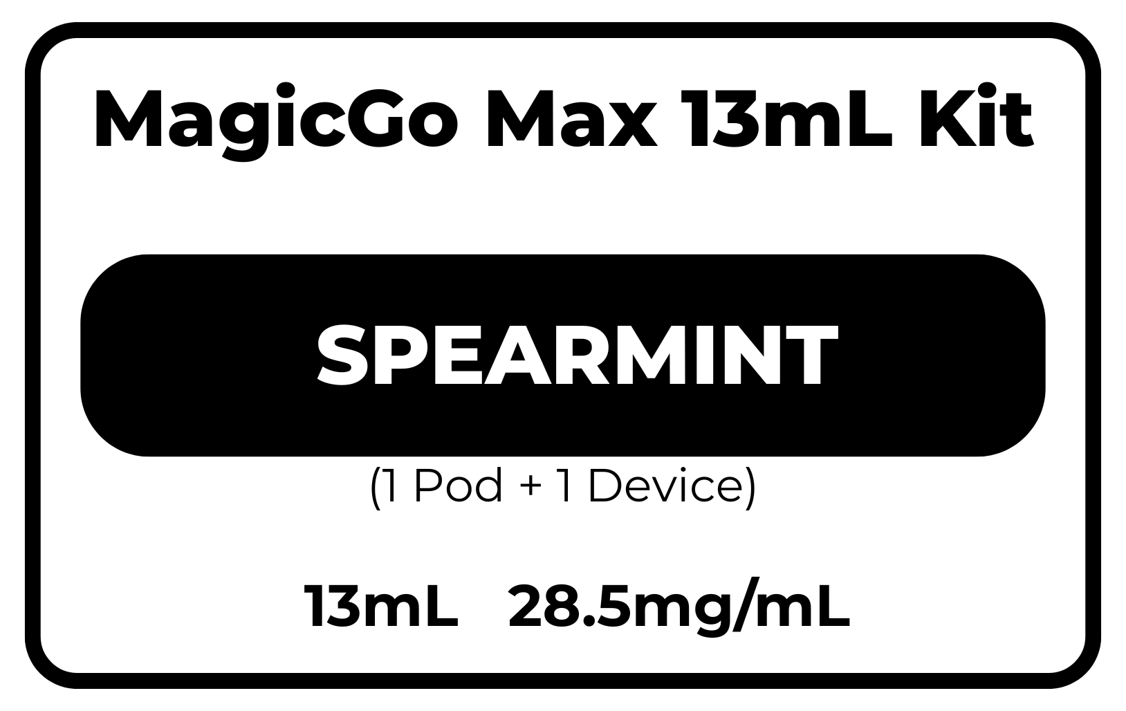 MagicGo MAX 西瓜冰 28.5毫克/毫升