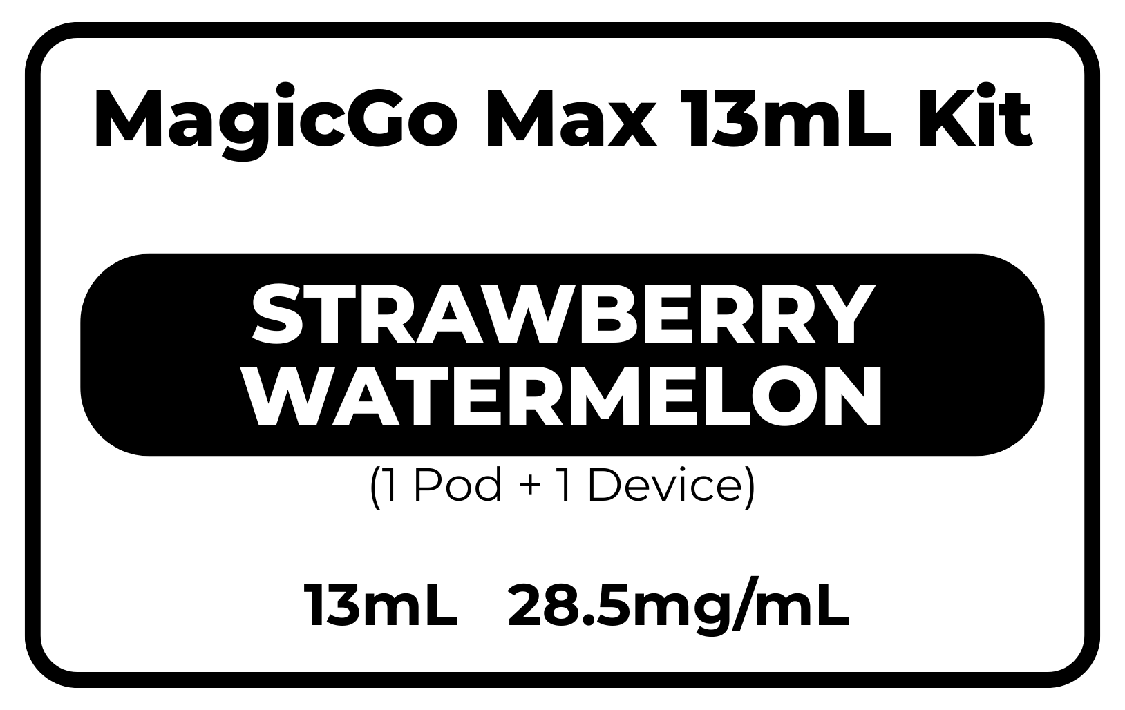 MagicGo MAX 西瓜冰 28.5毫克/毫升