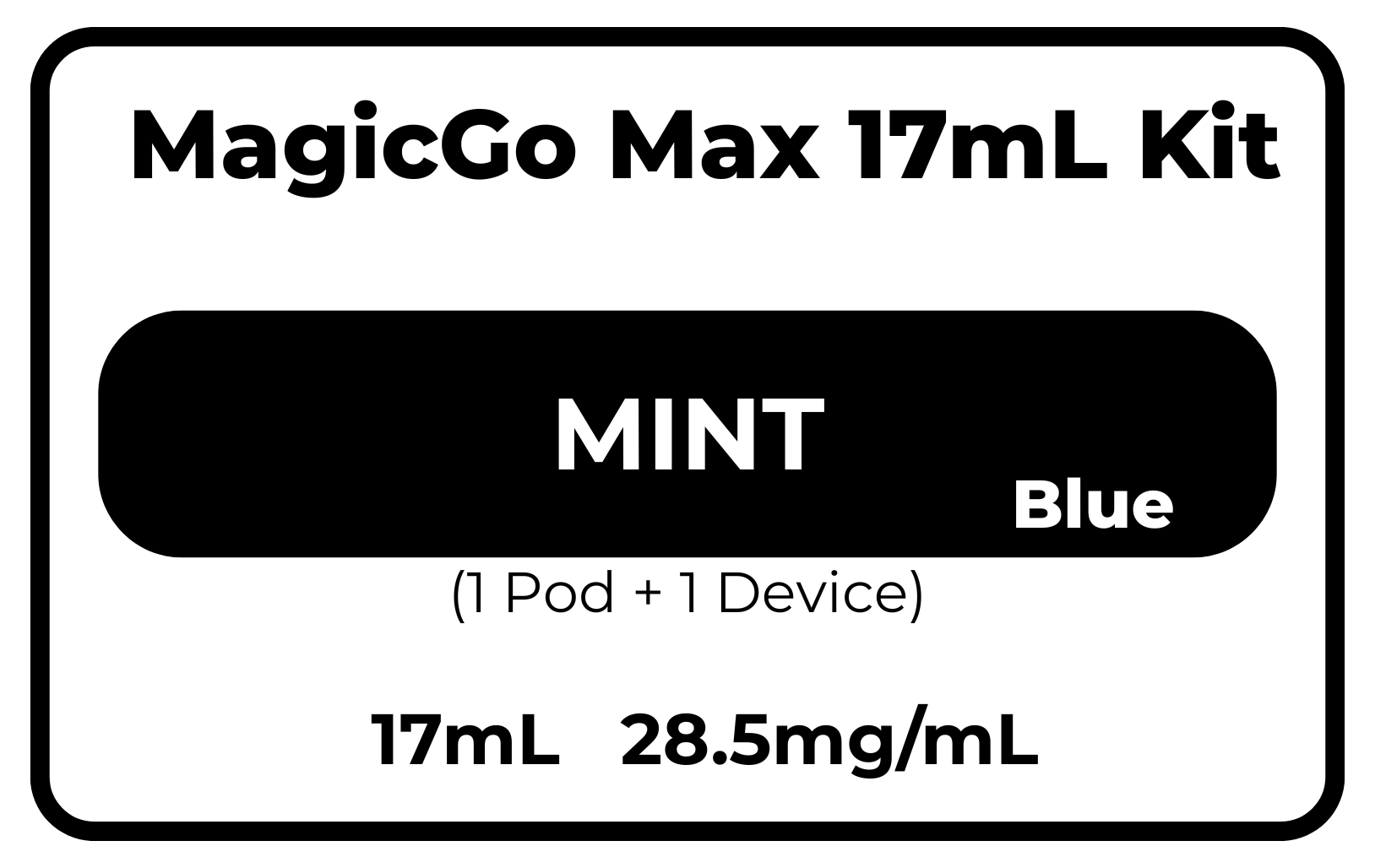 MagicGo Max 17mL 西瓜桃子 28.5mg/mL