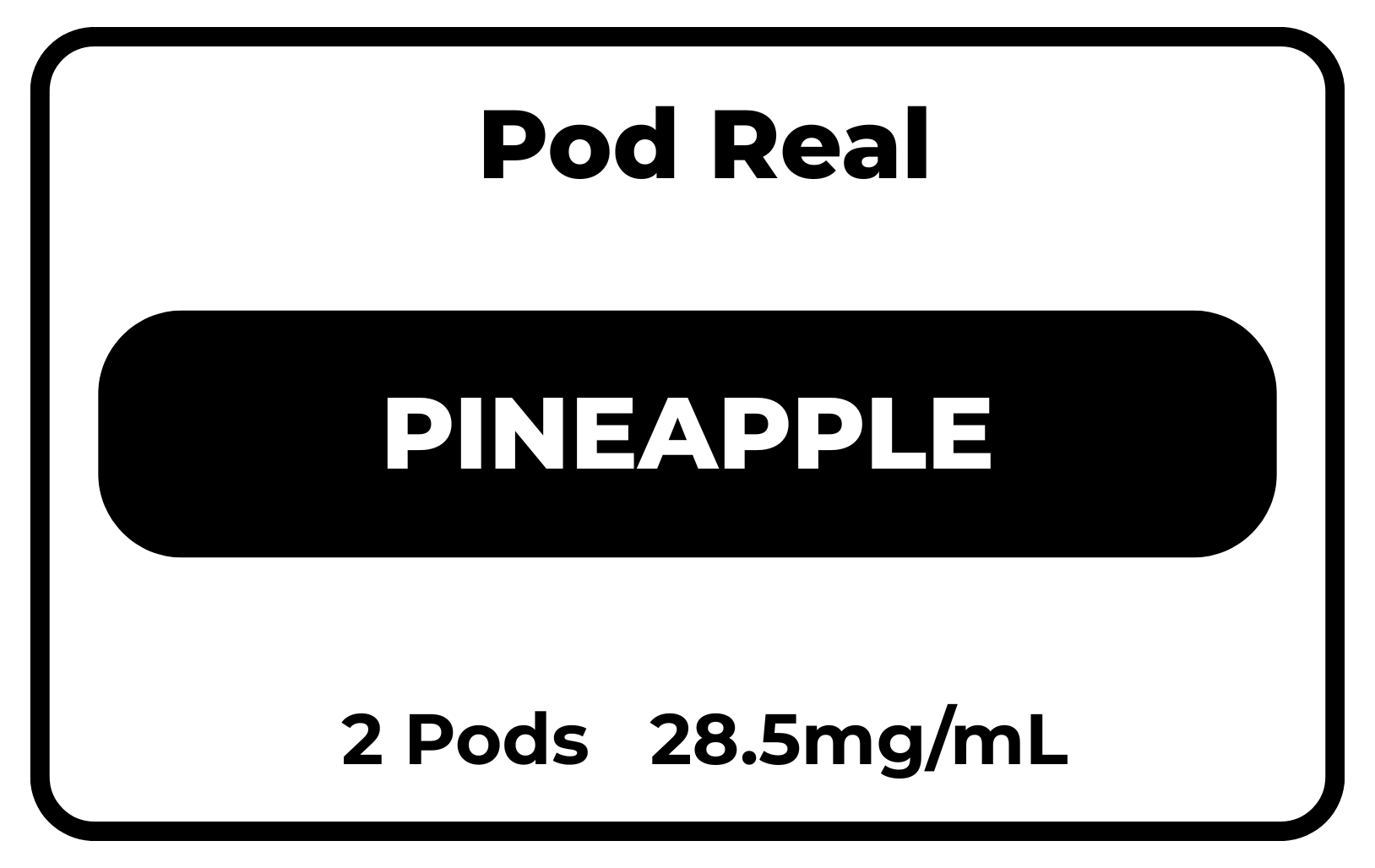 Pod Real Pineapple 28.5mg/mL
