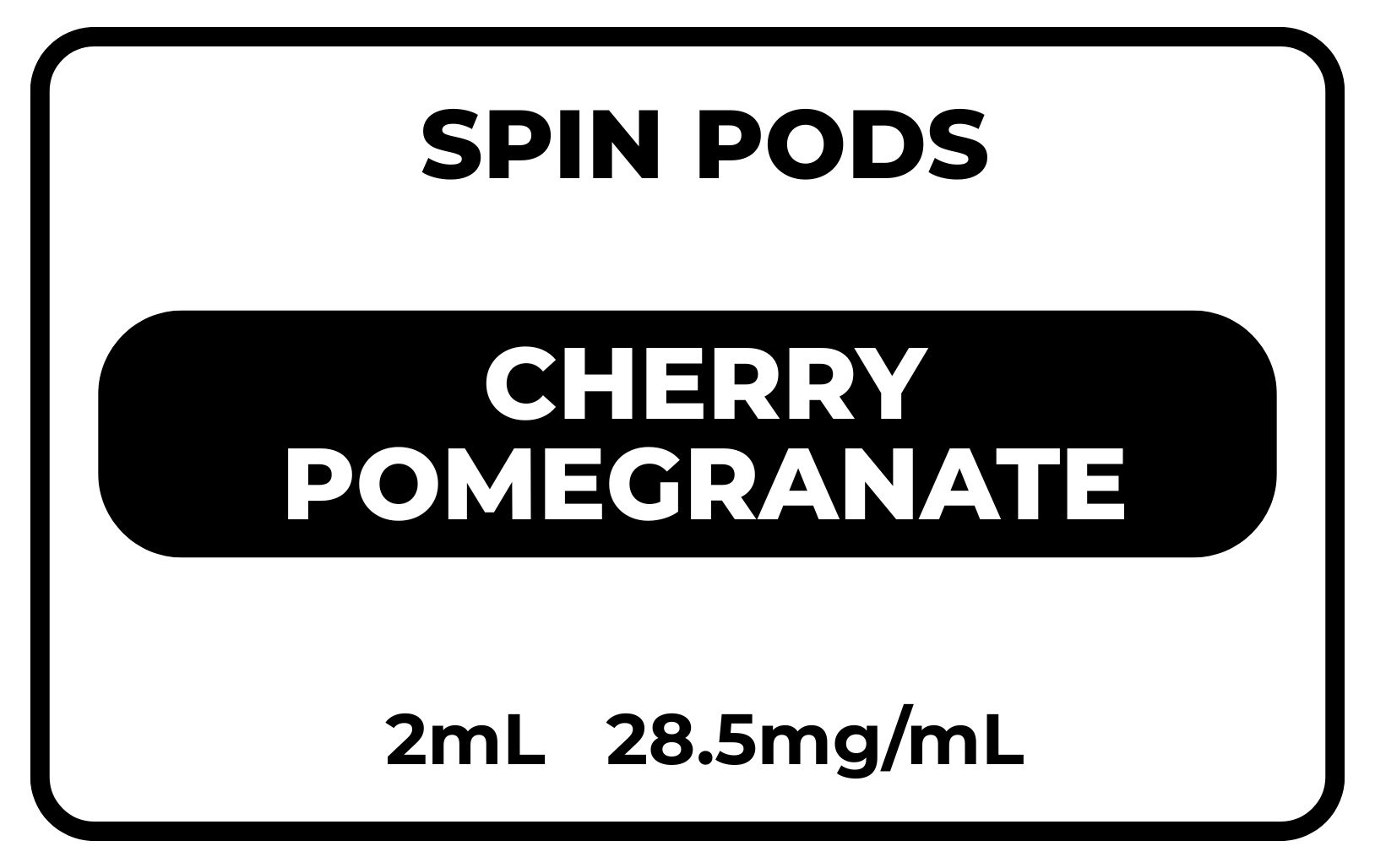 Spin Cherry Pomegranate 28.5mg/mL