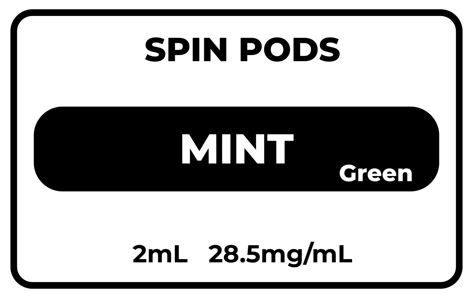 Spin Mint Green 28.5mg/mL