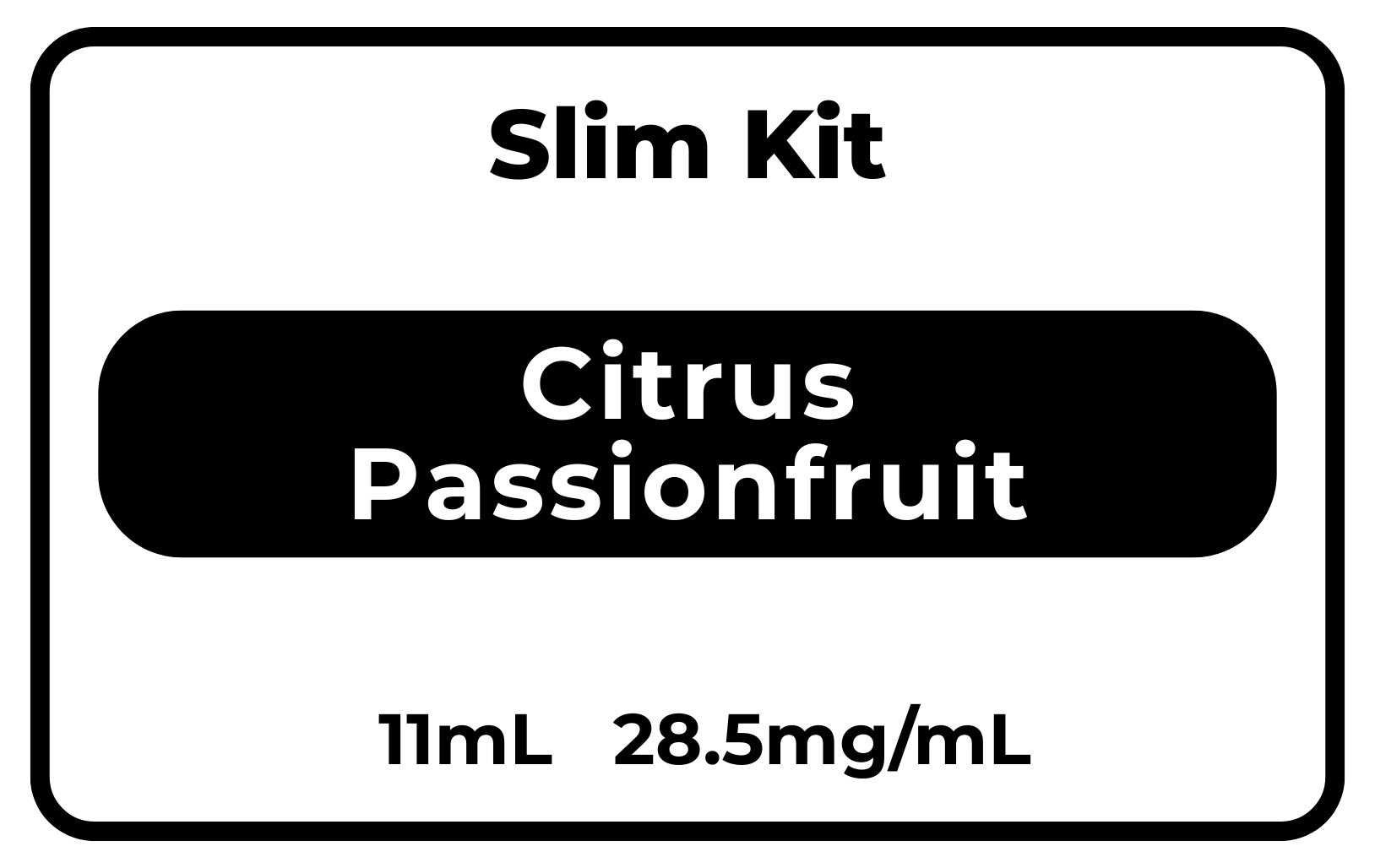 SLIM Kit Citrus Passionfruit 28.5mg/mL