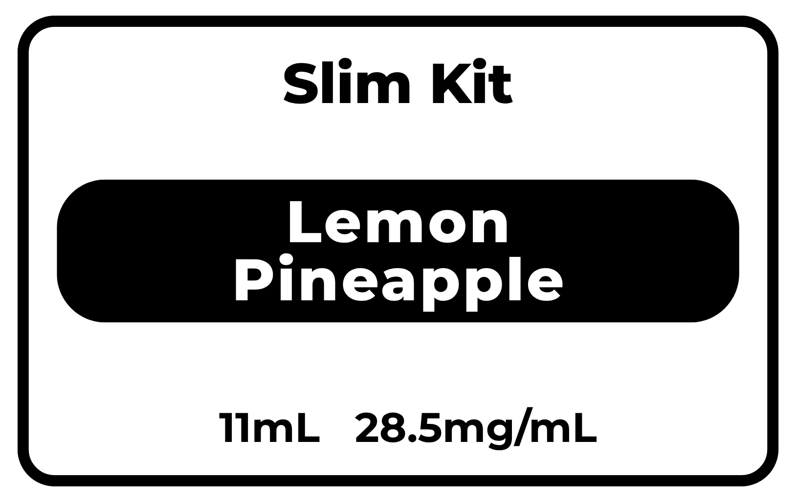 SLIM Kit Lemon Pineapple 28.5mg/mL