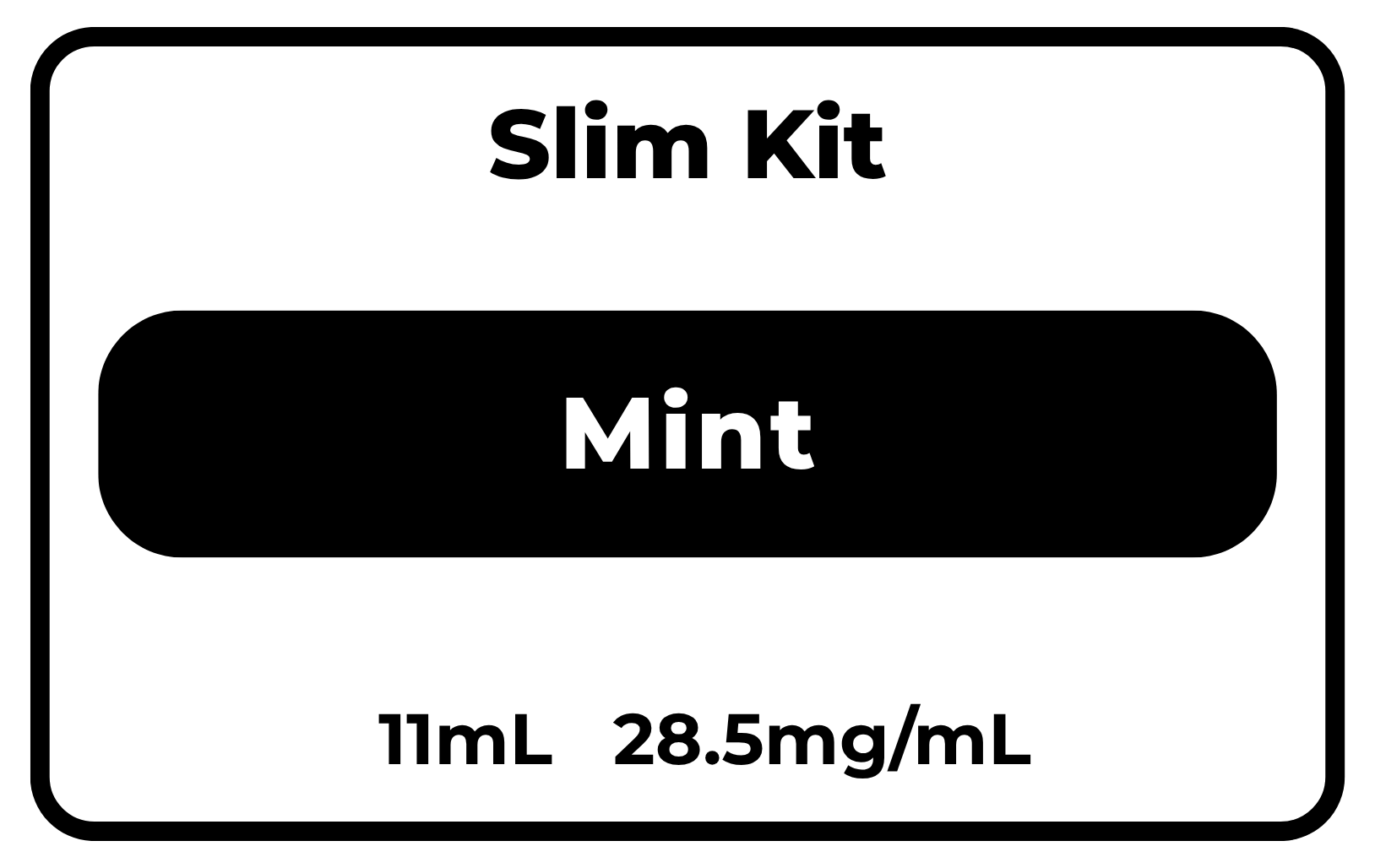SLIM Kit Mint 28.5mg/mL