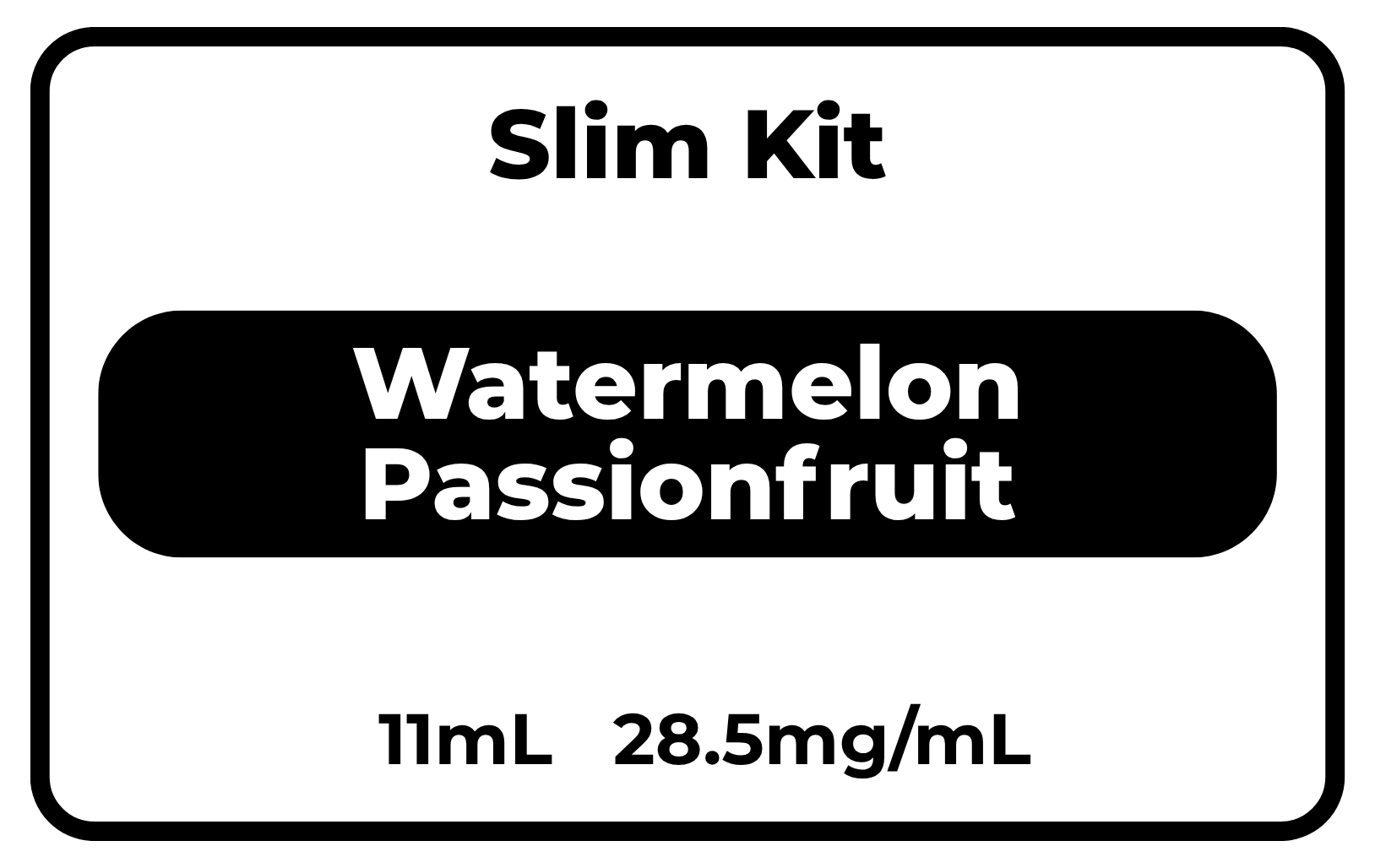 SLIM Kit Watermelon Passionfruit 28.5mg/mL