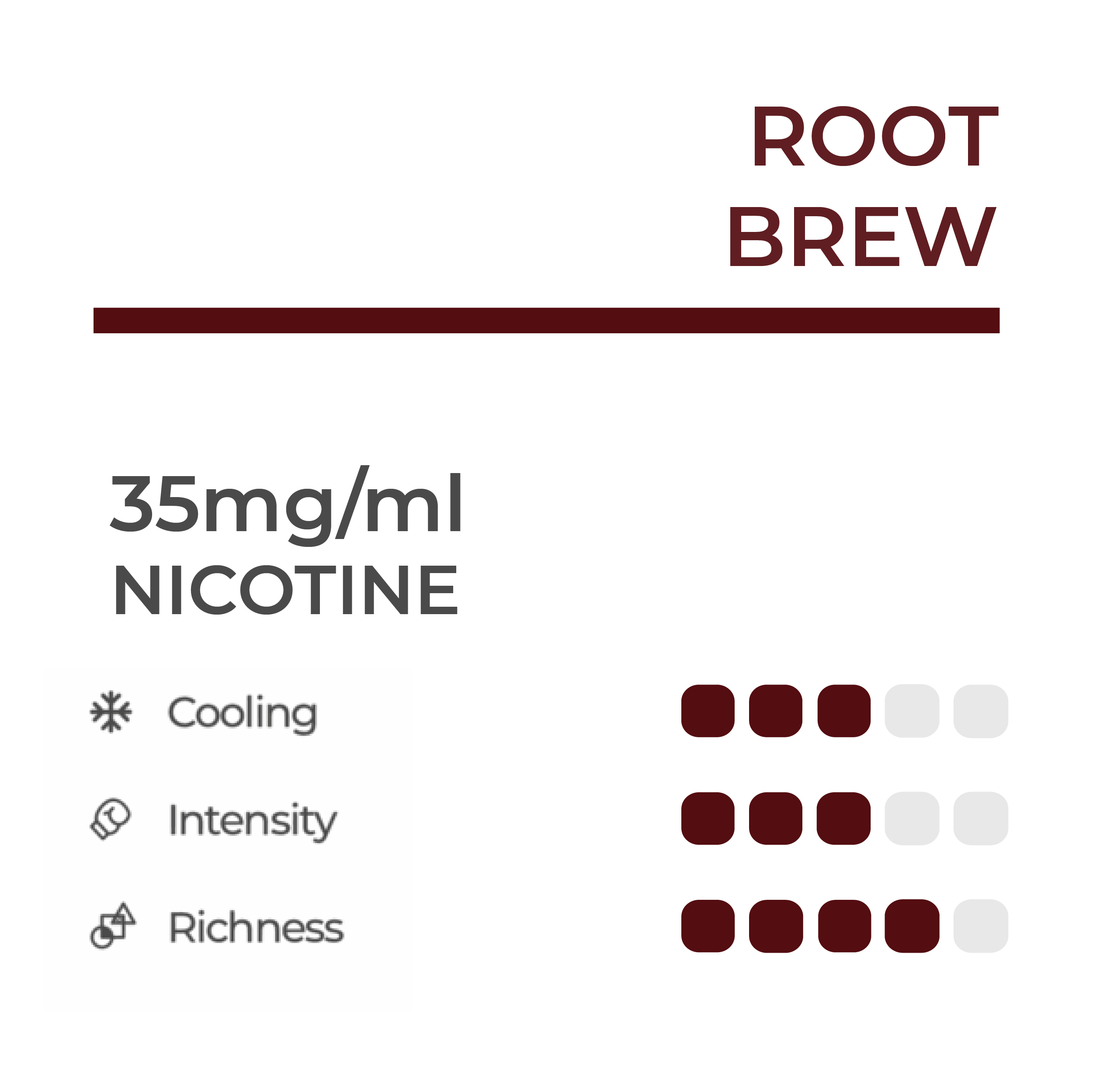 Root Brew (Root Beer) (Carton) 35mg/mL